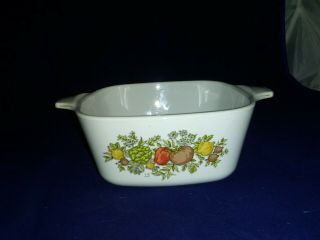 2 - Vintage Corning Ware Spice Of Life Petite Casserole Dish Bowl P - 43 - B 2 3/4 Cup