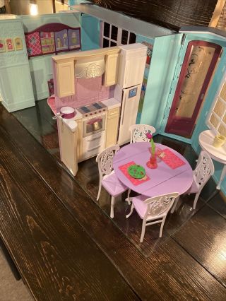 Barbie Doll My House Mattel 2007 Fold Up With Accessories