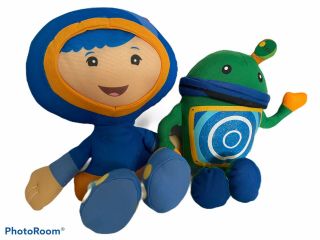 2 Nickelodeon Team Umizoomi 8” Geo & Bot Plush