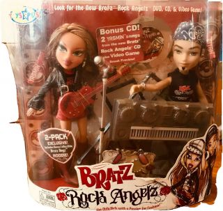 Bratz Rock Angelz Yasmin And Eitan 2 Doll Pack: