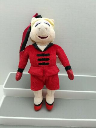 Disney Miss Piggy Plush Doll By Madame Alexander 10 " Red Dress Muppets