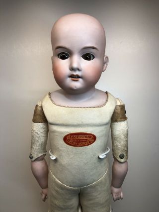 21” Antique Armand Marseille Germany 370 A & M 4 Bisque Dep Columbia Kid Body L