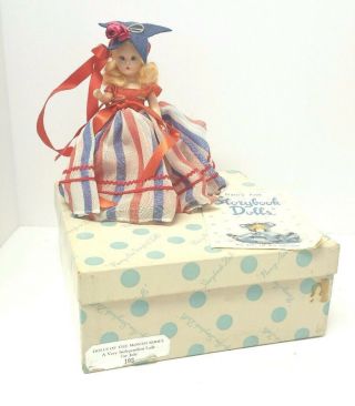 Nancy Ann Storybook Blonde Doll Of The Month Series July 193 Stand Brochure