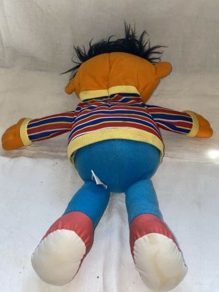Sesame Street Ernie Puppet 1986 Full Body Plush Playskool Muppets 2
