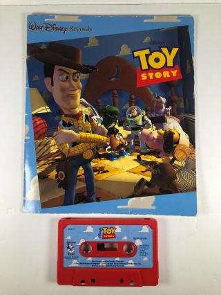 Walt Disney Toy Story Book & Cassette Tape (1995)