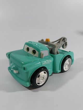 Disney Pixar Cars Mater Shake N Go Retro Talking Tow Truck - Mattel