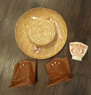 Terri Lee Clothing Hat And Boots Oil Cloth Cowgirl