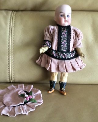 Sweet Antique Armand Marseille Germany Am 390 Bisque Head Doll 81/2”