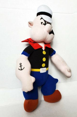 Popeye Vintage 12” Plush Doll Play by Play 1992 Stuffed Doll Toy The Sailor Man 3