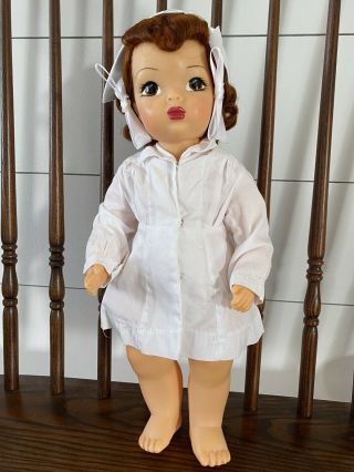 Terri Lee Nurse Vintage Doll Plastic Approx 16in