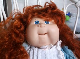 All Talking Coleco Cabbage Patch Kid L Vintage Auburn Hair C/w Papers