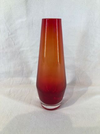 Vintage Art Glass Stem Vase (ref Y614)