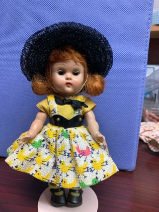 Vintage Vogue Ginny Doll Slw Weaing Chicken Dress 1950 
