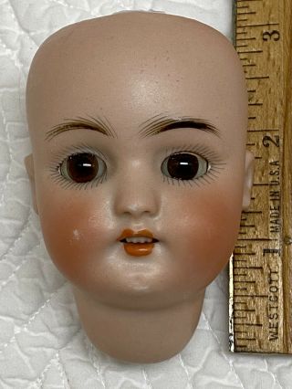 THREE SMALL ANTIQUE GERMAN BISQUE DOLL HEADS AM 1894 SIMON HALBIG S&H 1078 2