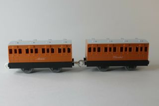 Thomas And Friends Trackmaster Annie & Clarabel Passenger Coaches Tomy 2002