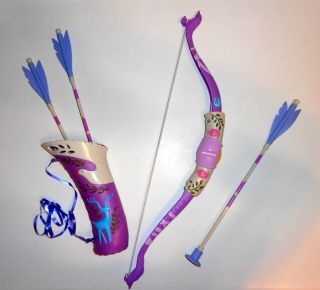 Disney Princess Rapunzel Tangled The Series Girls Purple Bow & Arrow Set