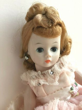 Vintage Madame Alexander Red Hair Cissette Doll In Tagged Dress - Needs Tlc