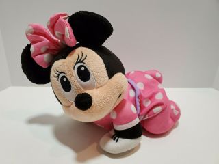 F3 Fisher Price Disney Baby Minnie Mouse Touch N Crawl Plush Toy Crawling