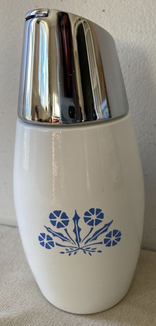 Vintage Westinghouse Gemco Blue Cornflower Sugar Dispenser Shaker