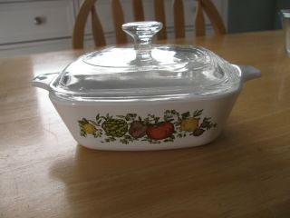 Vintage Corning Ware Spice Of Life Petite Pan P 43 B With Lid P41gc 1 3/4 Cup