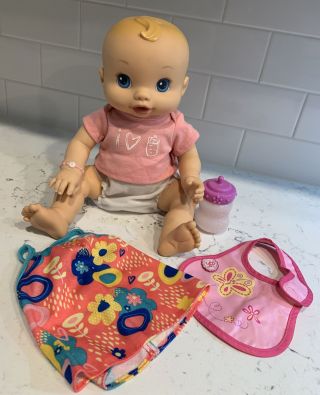 Hasbro Baby Alive Wets N Wiggles Girl Doll 2006 Anatomically Correct Extra