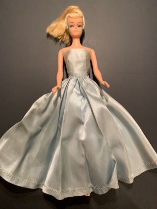 Vintage Barbie Platinum Blonde Swirl Ponytail Doll 850
