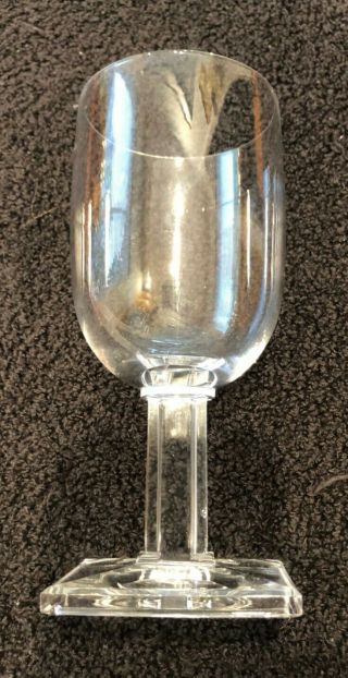 Heisey Era Water Goblet 6.  25 " - Clear