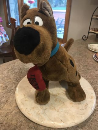 Cartoon Network Plush Scooby Doo 13 " (sitting) I Ruv You Stuffed Toy