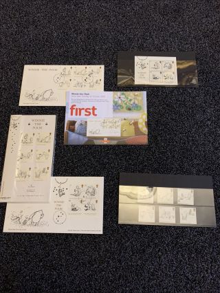 Royal Mail Gb First Day Cover Pp Stamp Set 2010 Winnie The Pooh