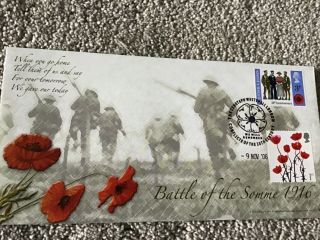 Bradbury First Day Cover Battle Of The Somme Limited Edition 1 Of Only 50