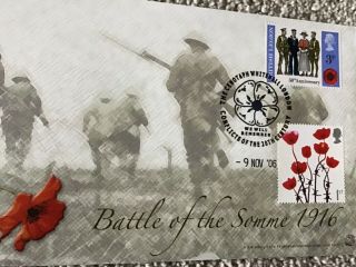 BRADBURY FIRST DAY COVER BATTLE OF THE SOMME LIMITED EDITION 1 of only 50 2