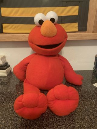 Big Book Elmo Jumbo 30” Plush Toy Sesame Street Fisher Price 2002 B3398 Large