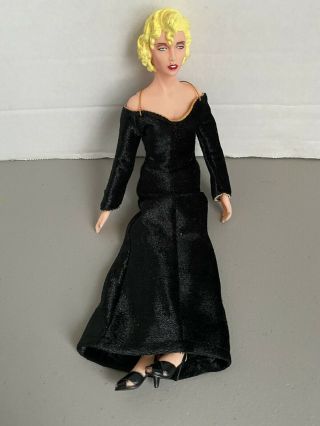 Dick Tracy Applause Breathless Mahoney Madonna Doll 13 " Version Black Dress