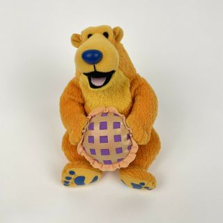 Fisher Price Bear In The Big Blue House Stuffed Plush Star Bean Toy With Pie 6 "