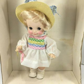 Vintage Effanbee Half Pint Doll Over The Rainbow Series 6228 In Bow W / Tag