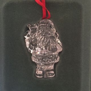 Marquis By Waterford Crystal Ornament Christmas Endearments Santa 4th In Series