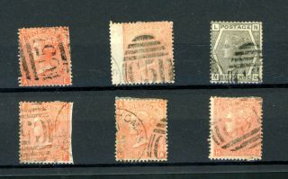Gb In Danish West Indies 6 Stamps (faults) (d024)