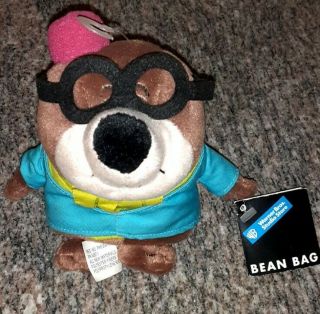 1999 Warner Bros Store Wb 8” Bean Bag Plush Figure Morocco Mole Secret Squirrel