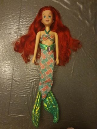 Vintage Disney Princess Ariel Little Mermaid Tyco Singing Large Doll 19 " 1990s