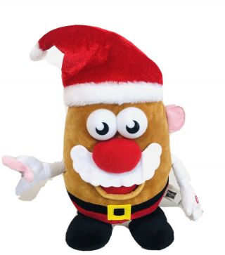 Hasbro Mr.  Potato Head Animated Plush Santa Claus Sings & Dances 13” Tall Xmas