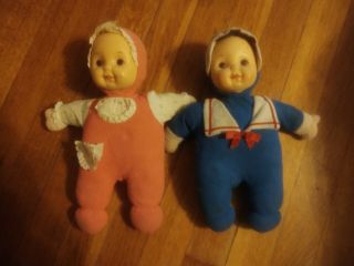 1982 Jelly Belly Dolls,  Blue And Pink