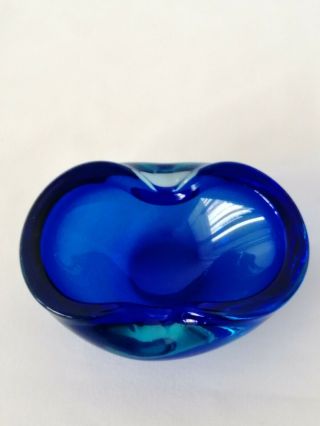 Vintage Murano Sommerso Glass Bowl