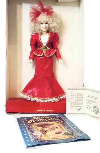 Authentic Dolly Parton In Concert 18” Doll With Dollywood Brochure