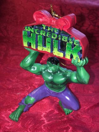 Vtg Marvel The Incredible Hulk 2003 Christmas Ornament