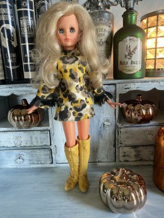 Corinne Italocremona Doll Vintage Italia Cremona Dress,  Boots 2