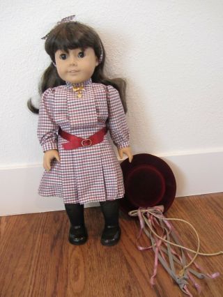 Samantha American Girl Doll Pleasant Company,  W/ Meet Outfit - 1990 