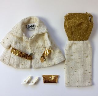 1965 Vintage Barbie Mattel “on The Avenue” 1644 Htf Clothes Outfit