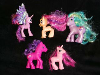 My Little Pony And Unbranded Bundle Five Horses Unicorn Pegasus Girl Toys