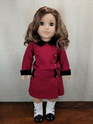 American Girl Doll Rebecca Rubin First Edition Version With Her Meet Outfit