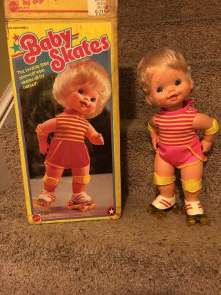Vintage Mattel Baby Skates The Doll That Skates All By Itself